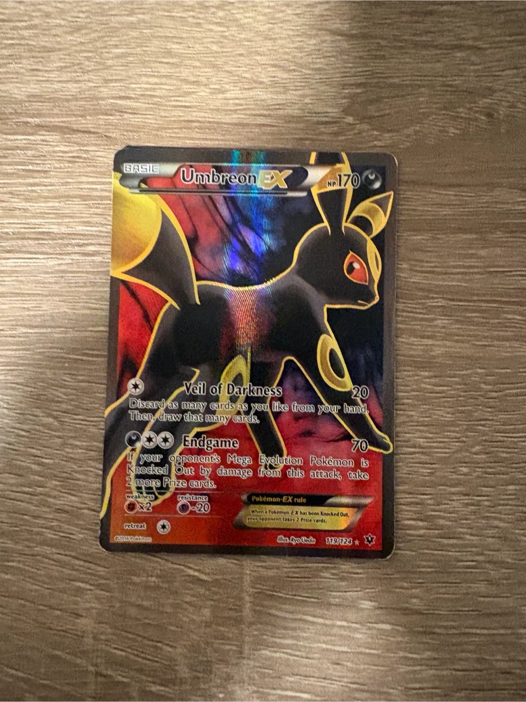 Pokemon Umbreon EX Trading Card