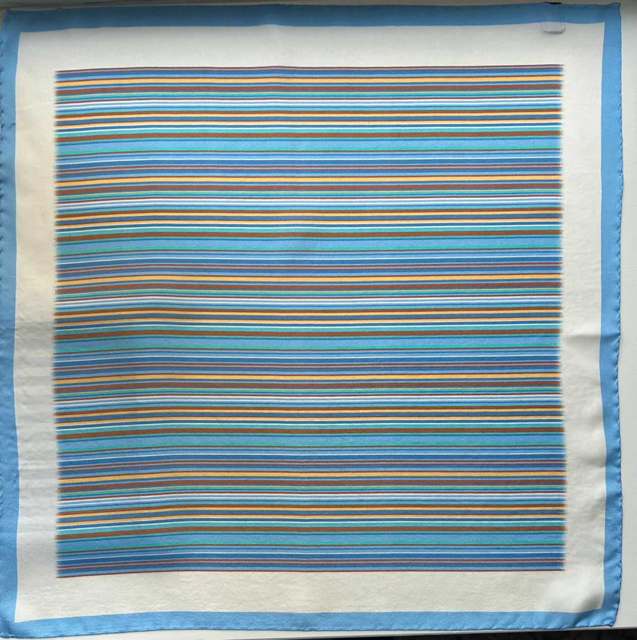 Barneys New York Striped Silk Scarf