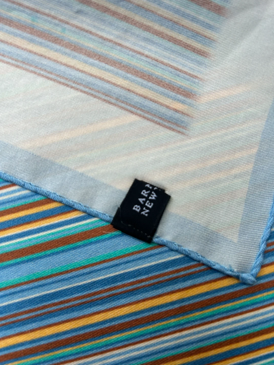 Barneys New York Striped Silk Scarf - photo 3