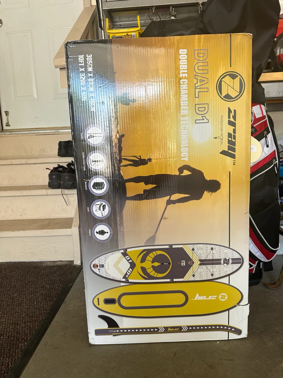 Zray Dual D1 Inflatable Stand Up Paddleboard