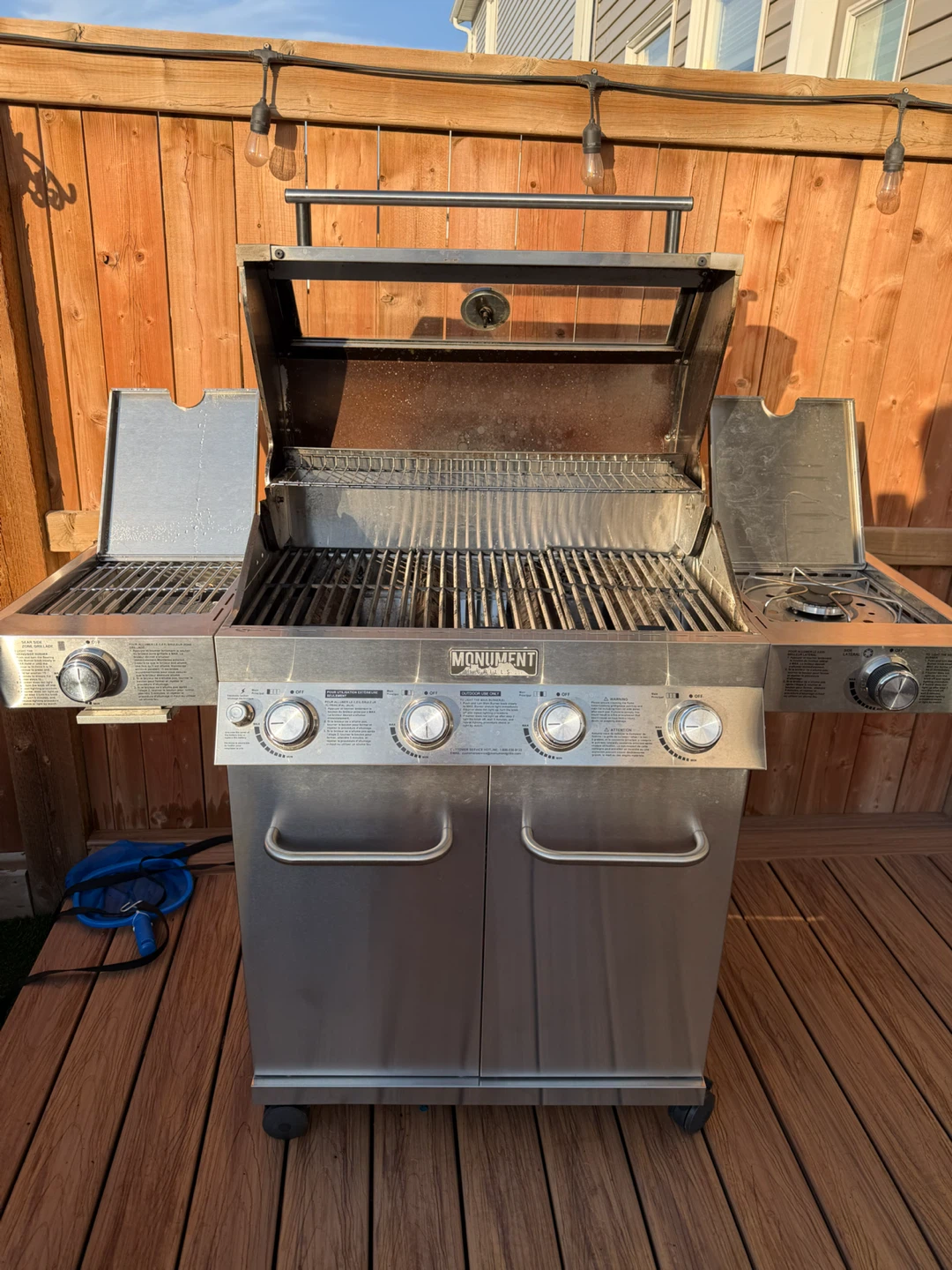 Monument Stainless Steel Propane Grill
