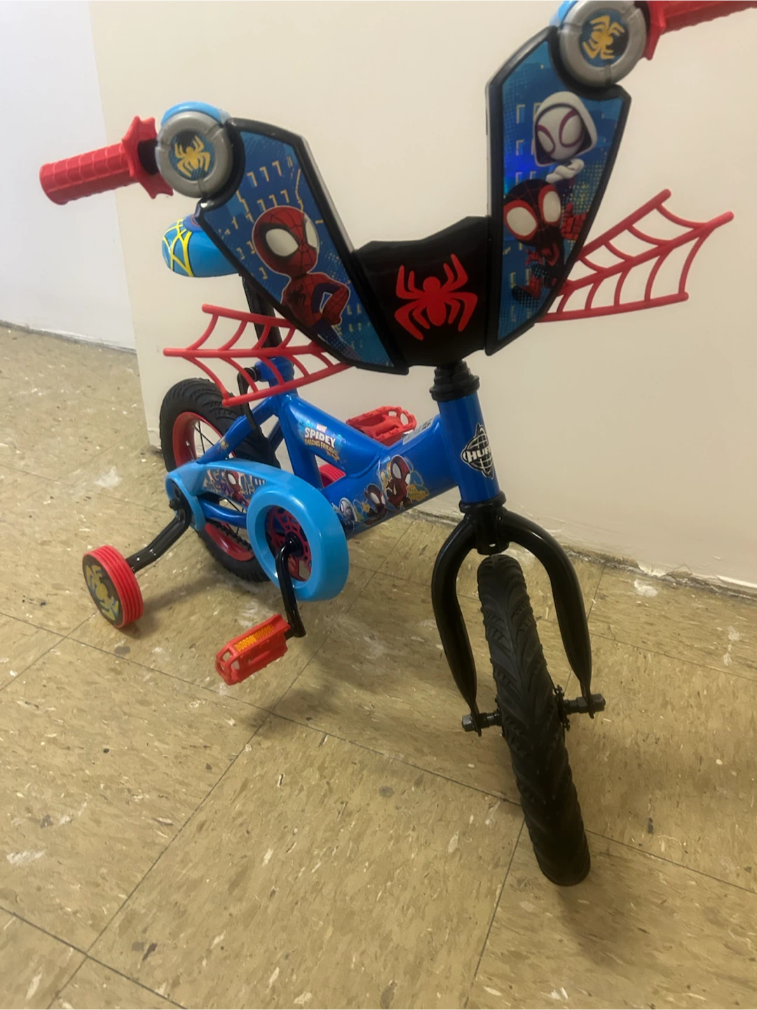 Spider-Man Kids Bicycle with Training Wheels