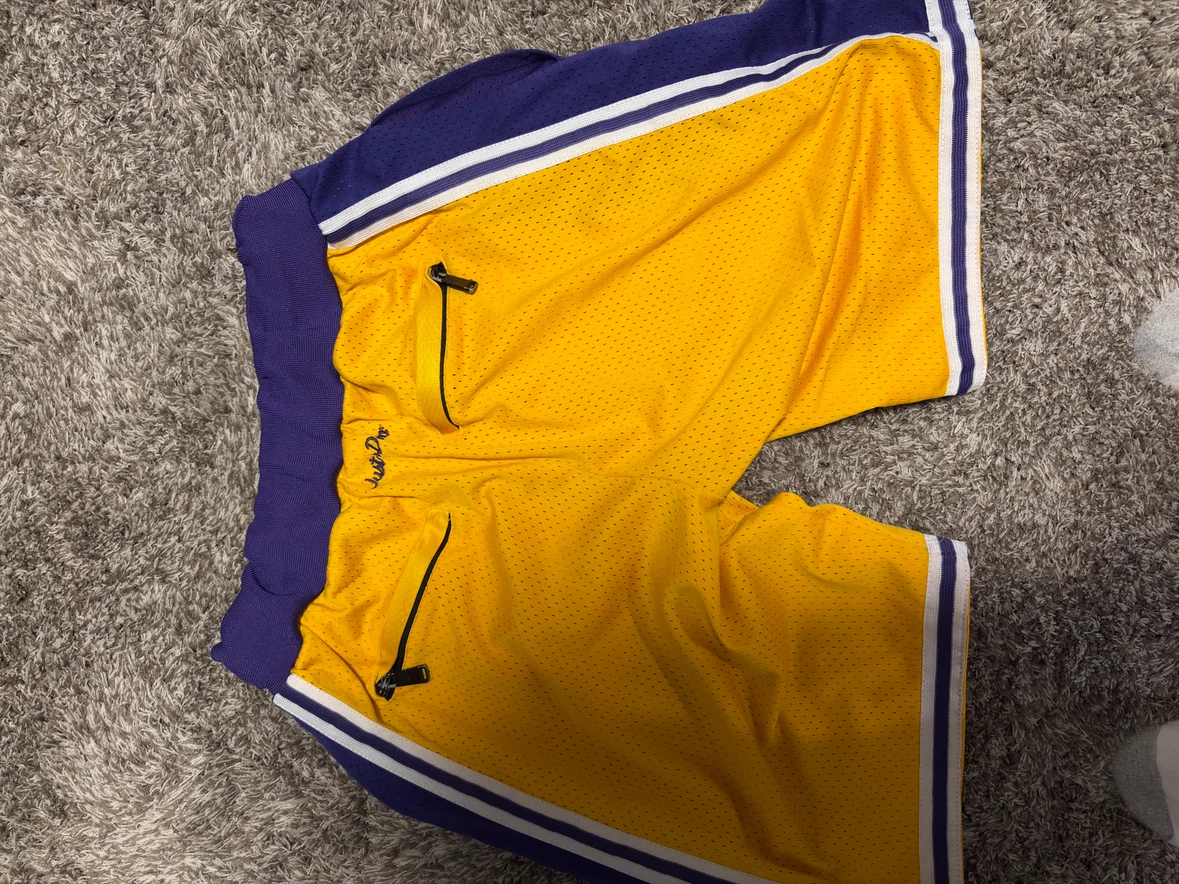 Los Angeles Lakers "Just Don" Basketball Shorts - photo 2