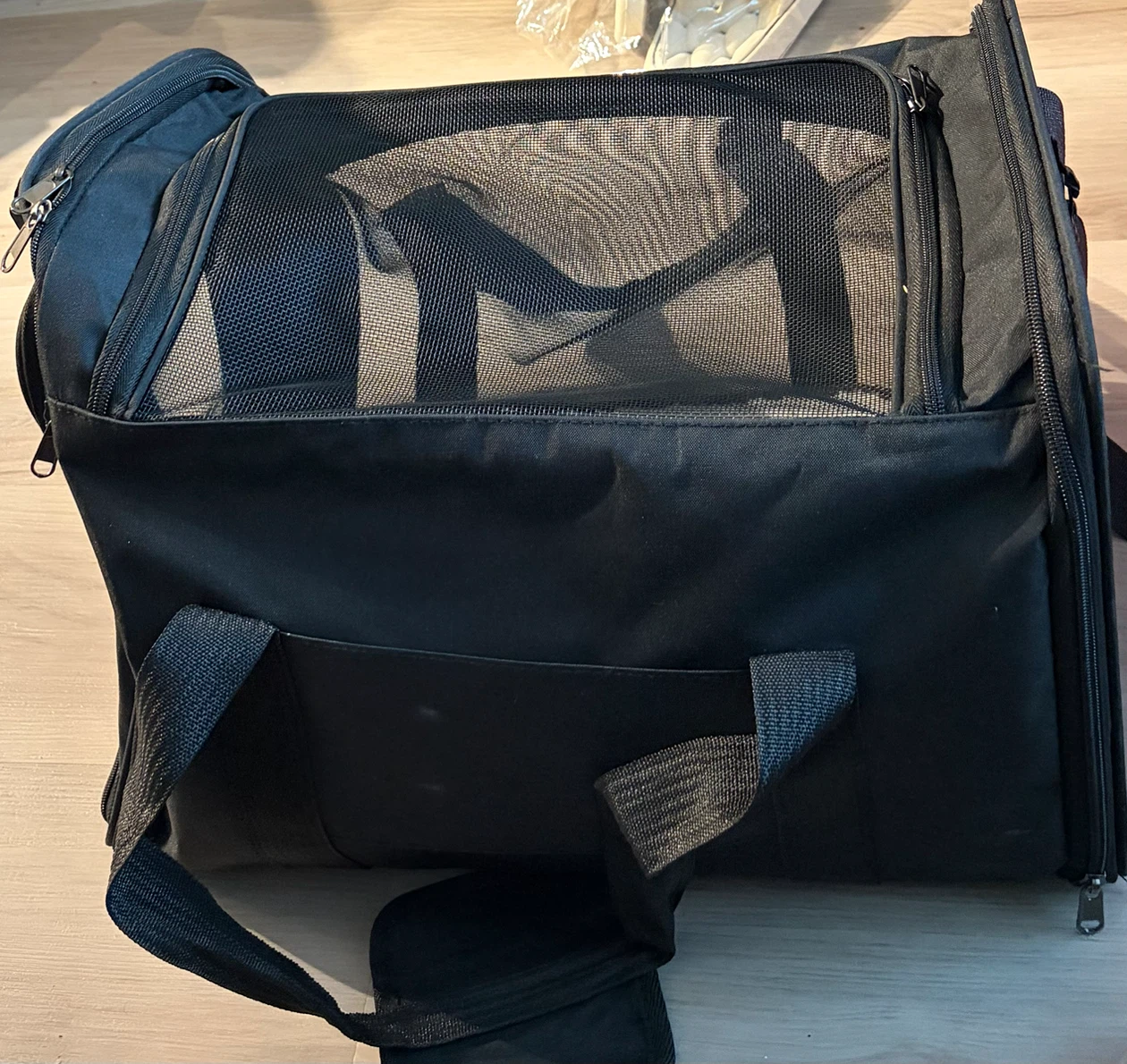 Black Pet Carrier Bag