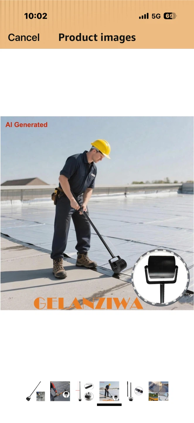 Roofing Seam Roller Tool