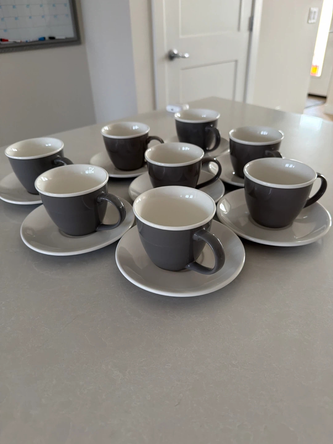 Canvas Collection Coffee Cups and Saucers - Set of 8 - photo 2