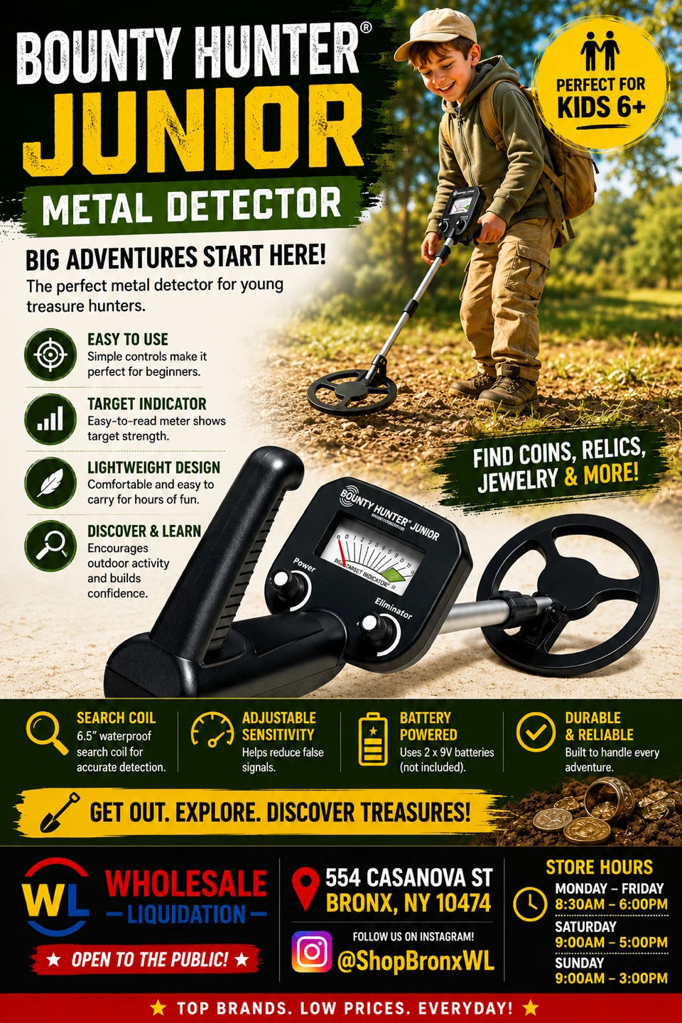 Bounty Hunter Junior Metal Detector