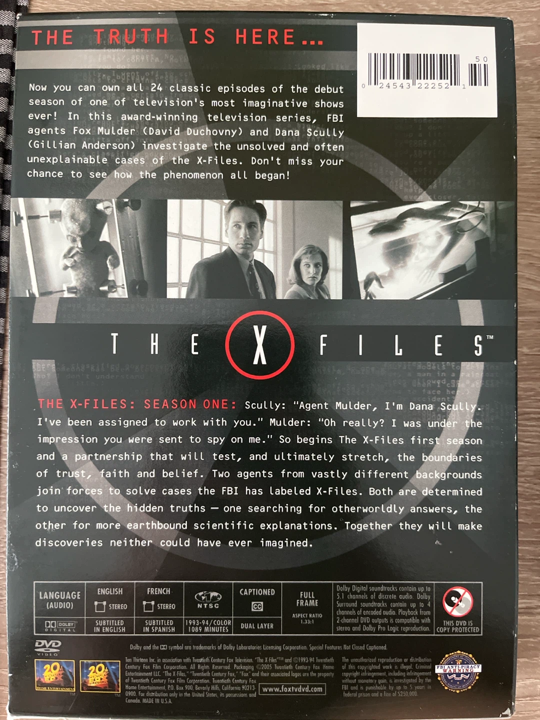 The X Files Season One and Two + Fight The Future - photo 2