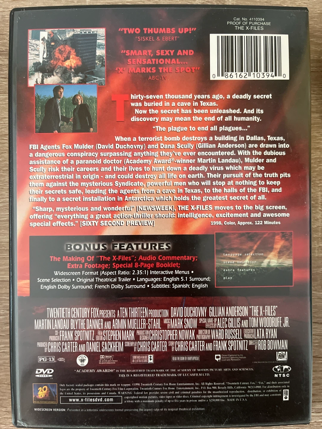 The X Files Season One and Two + Fight The Future - photo 4