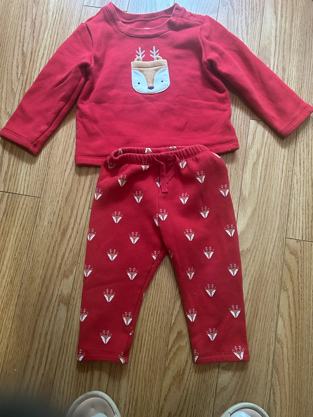 Baby Girls Fleece outfit Sets bundle 12-24 month - photo 2