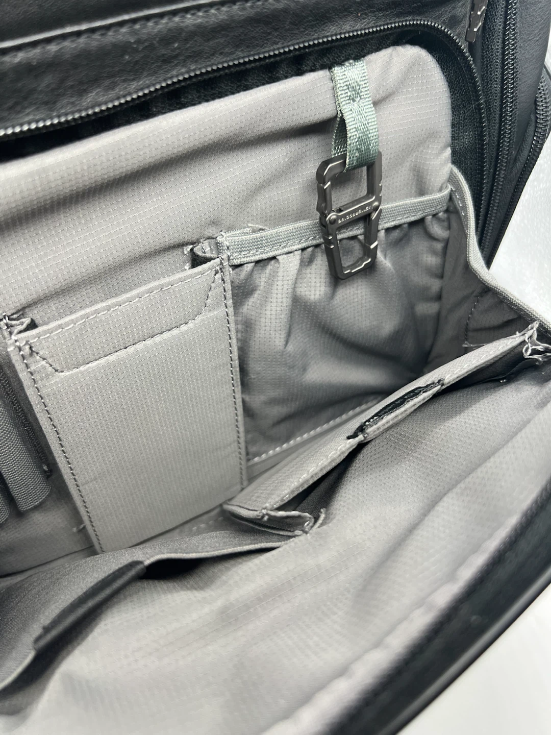 Briggs & Riley Black Leather Backpack - photo 3