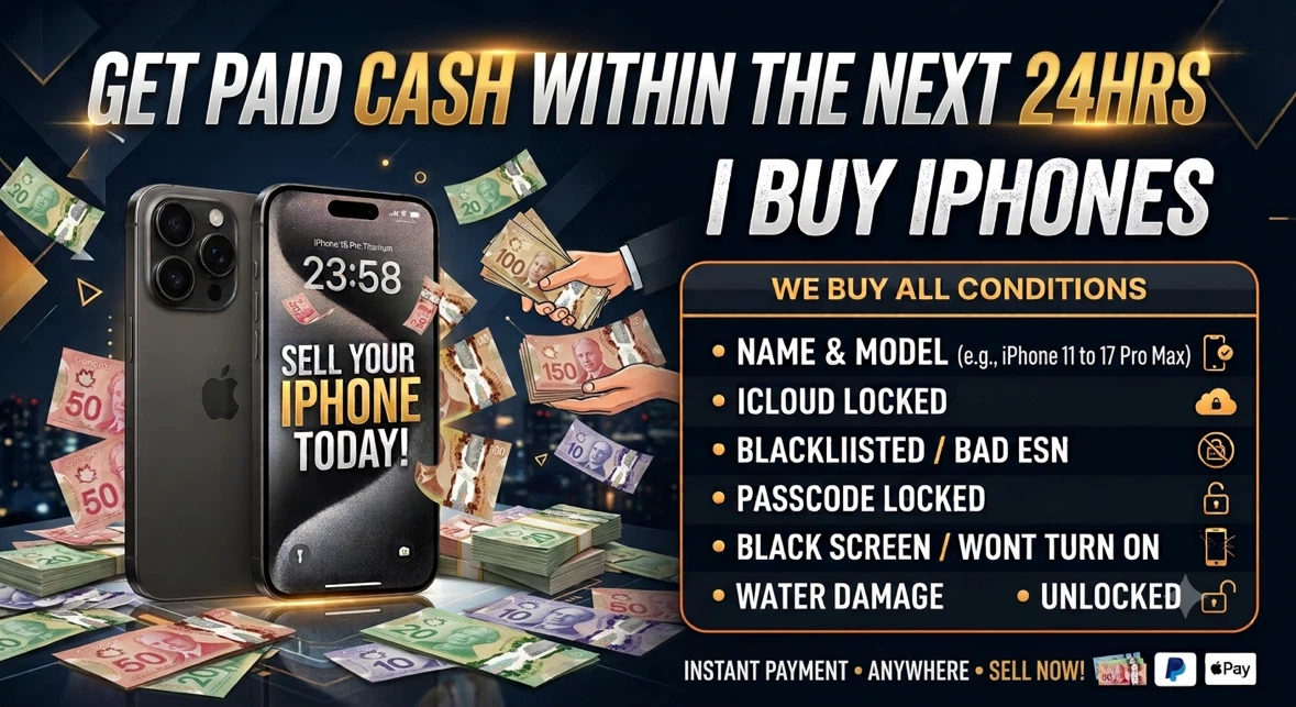 We buy iPhones - all conditions accepted