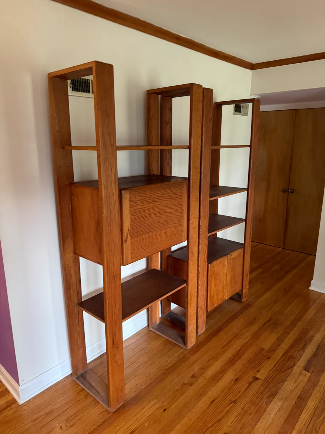 Set of 2 Bookshelves with storage - photo 2
