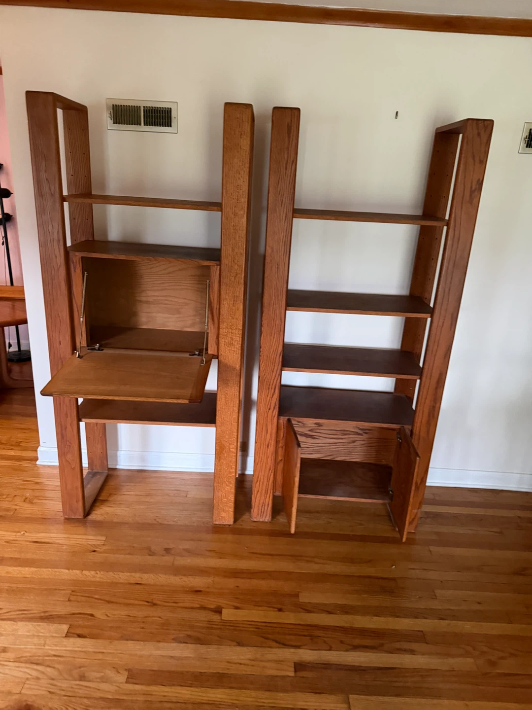 Set of 2 Bookshelves with storage - photo 4