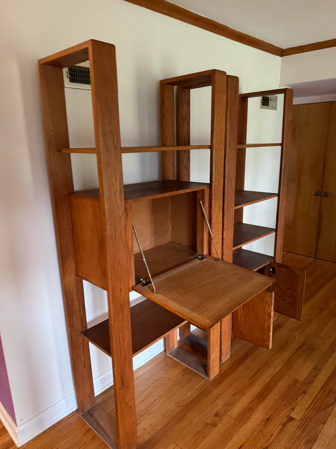 Set of 2 Bookshelves with storage - photo 5