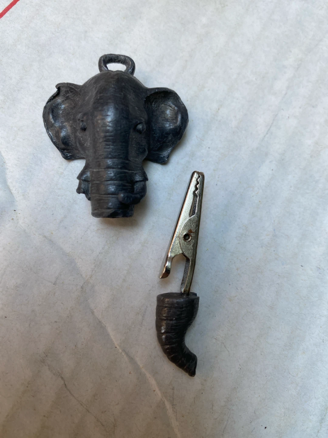 Vintage Elephant Head Roach Clip
