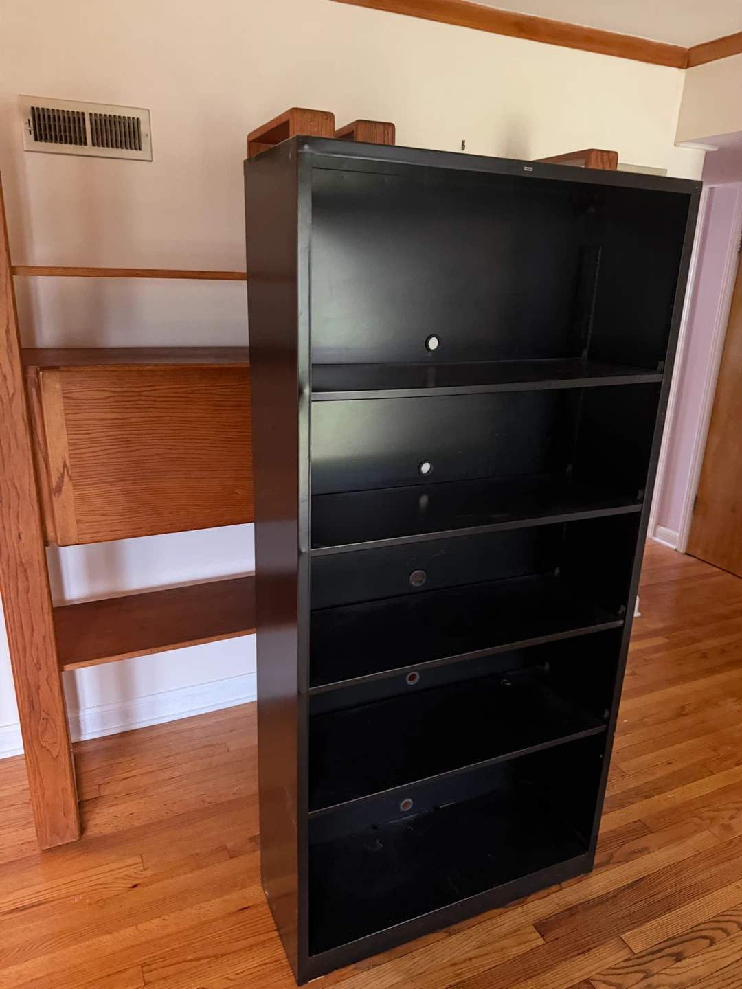 Black Metal Bookshelf - photo 2