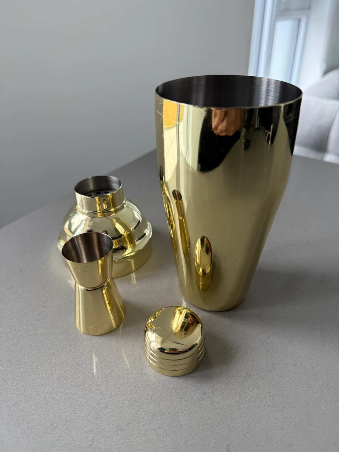 Gold Cocktail Shaker Set