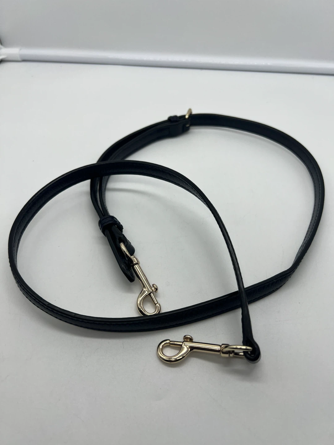 New Coach Dark Blue Leather Bag Replacement Strap - photo 2