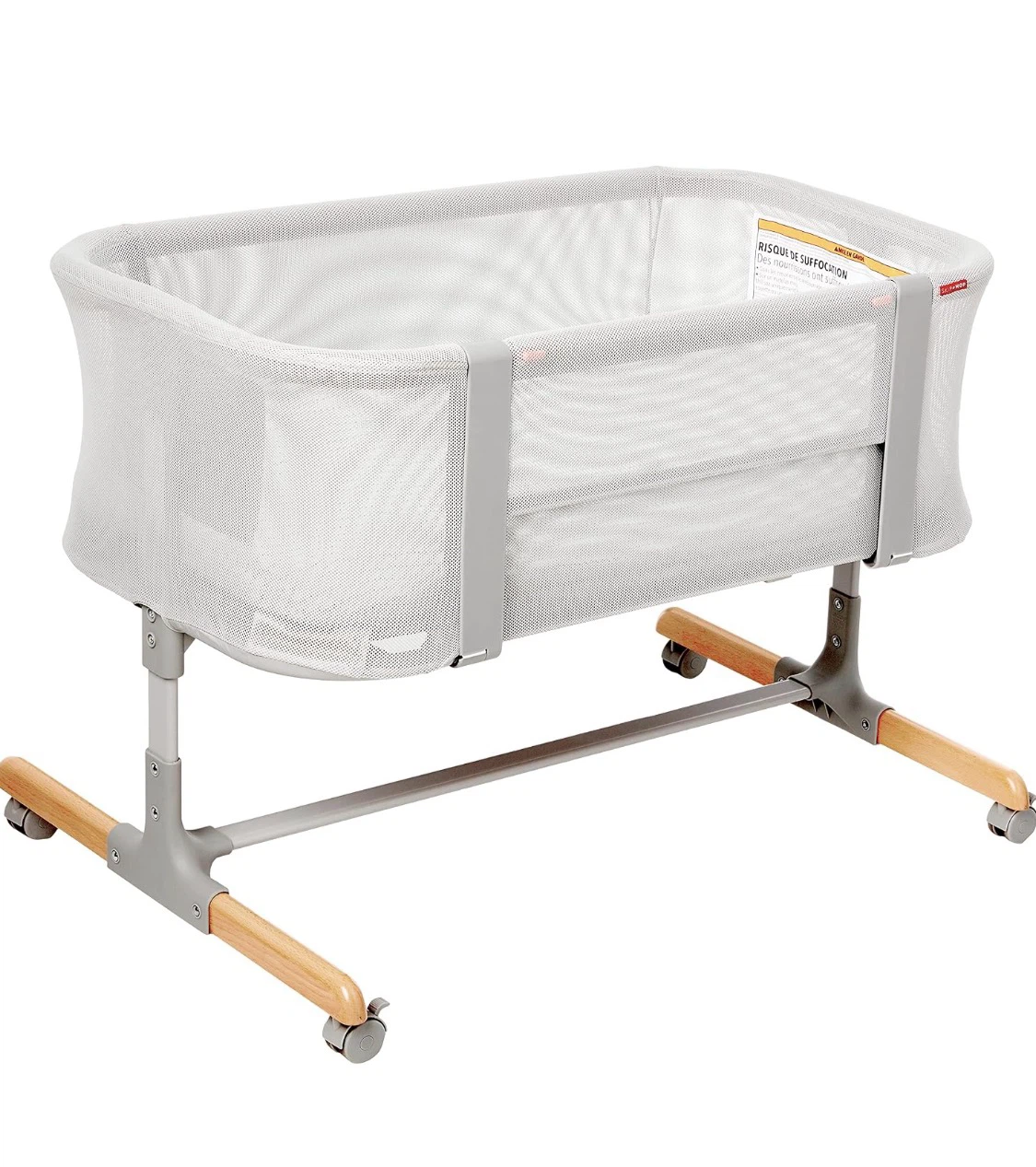 Baby Crib for New Borns Cozy Up 2-in-1 Bedside Bassinet