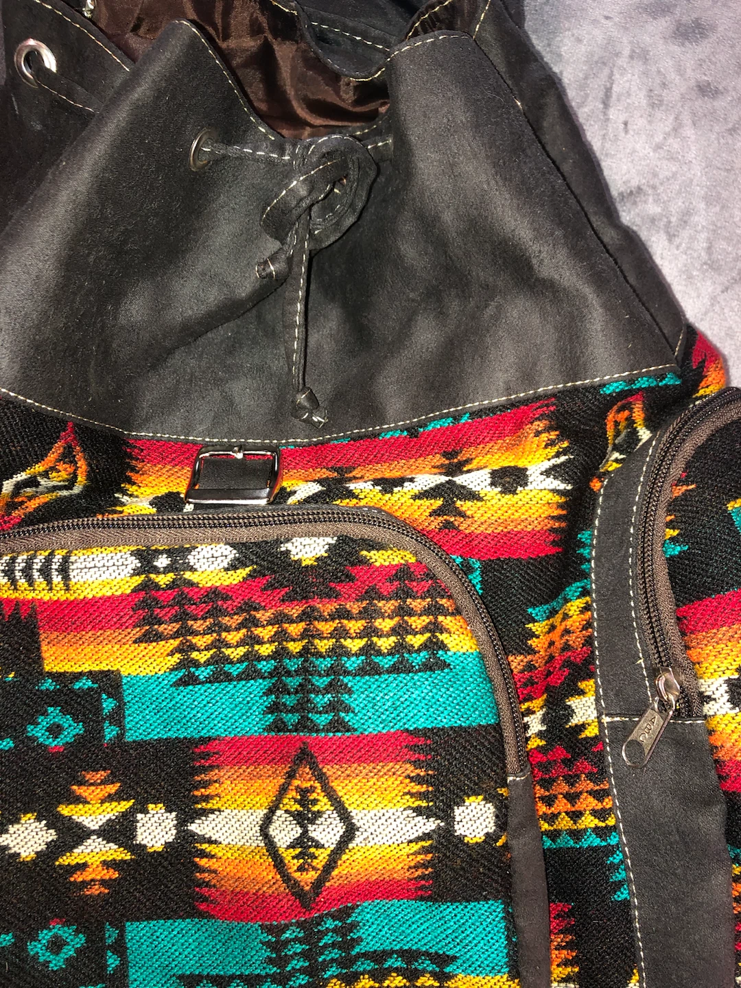 Boho Backack with Zipper Side Bags - photo 2