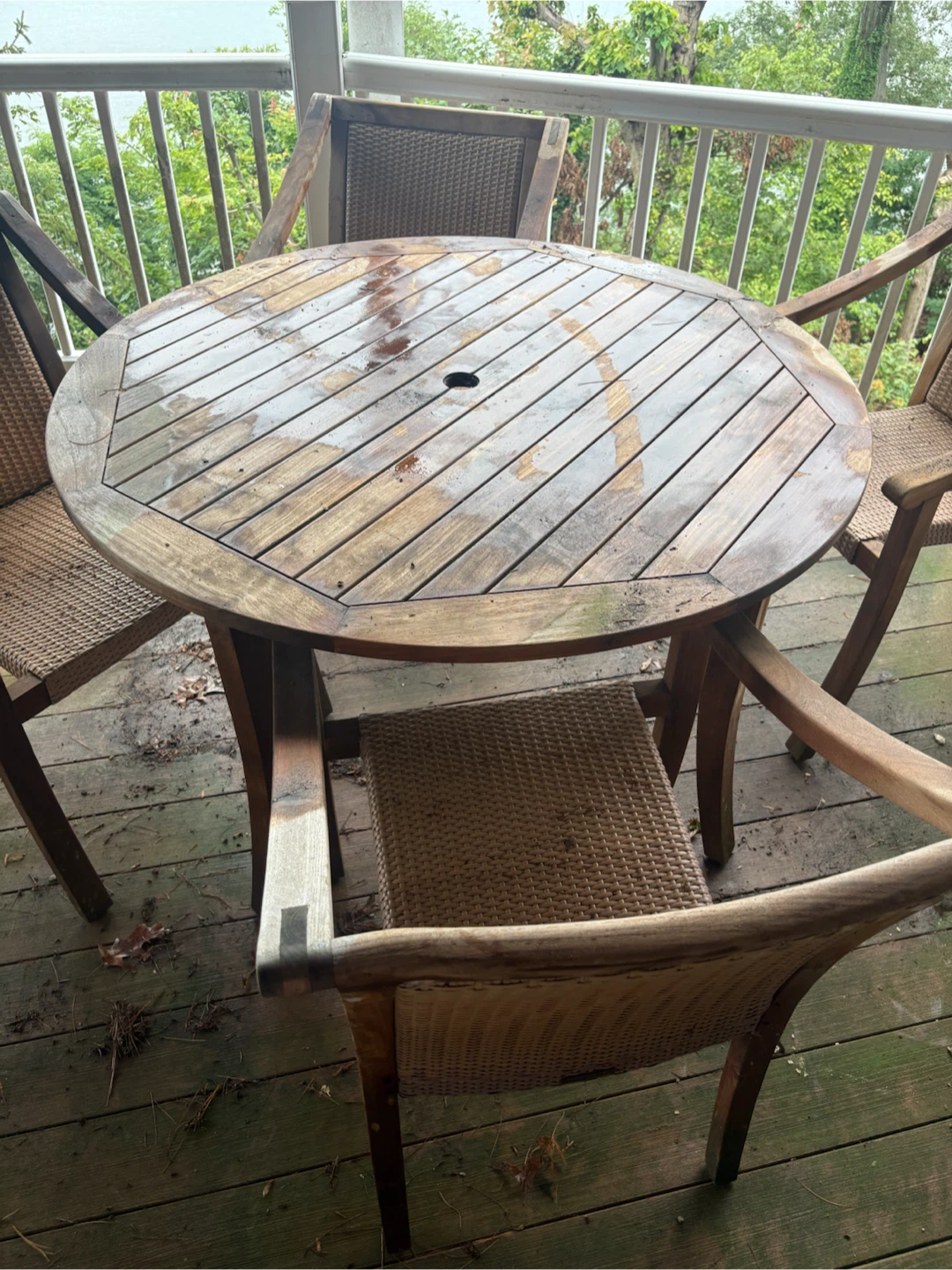Smith & Hawken Wicker Dining Set - photo 4