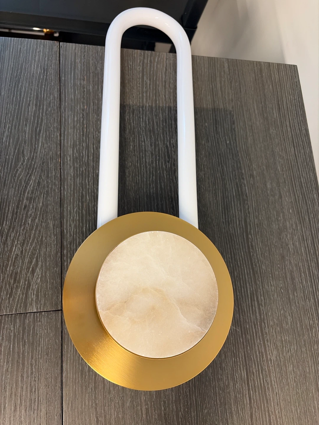 Modern Gold & White Wall Sconce Light Fixture