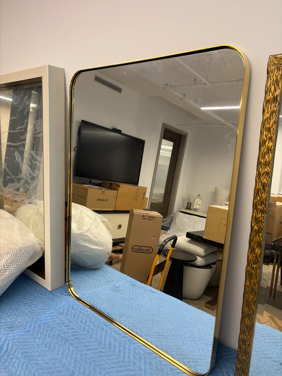 Gold Framed Wall Mirror