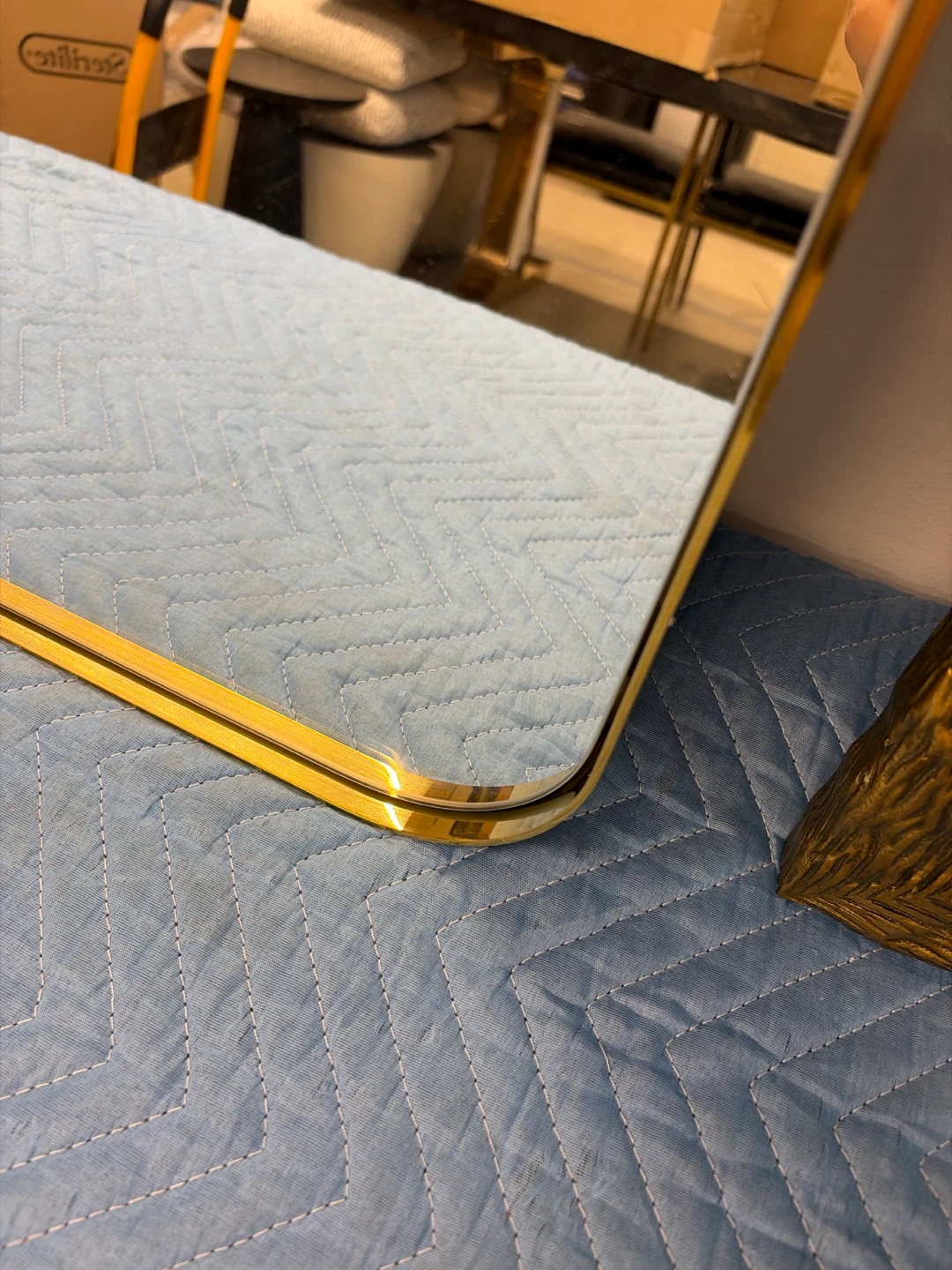 Gold Framed Wall Mirror - photo 2