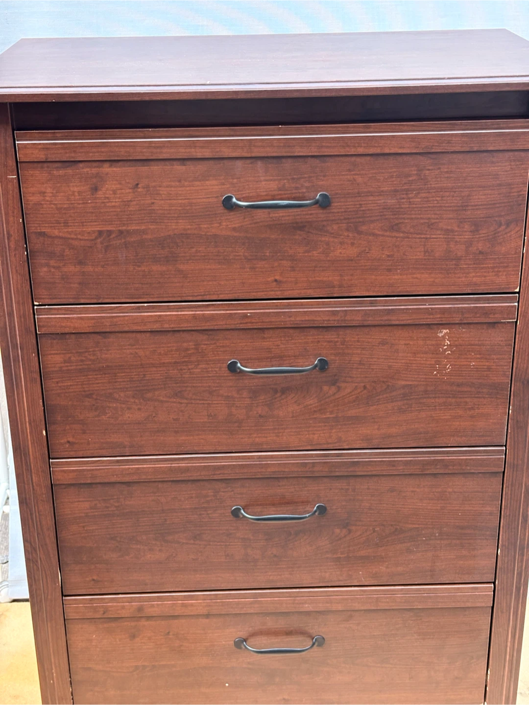 Dark Brown 4-Drawer Dresser - photo 2