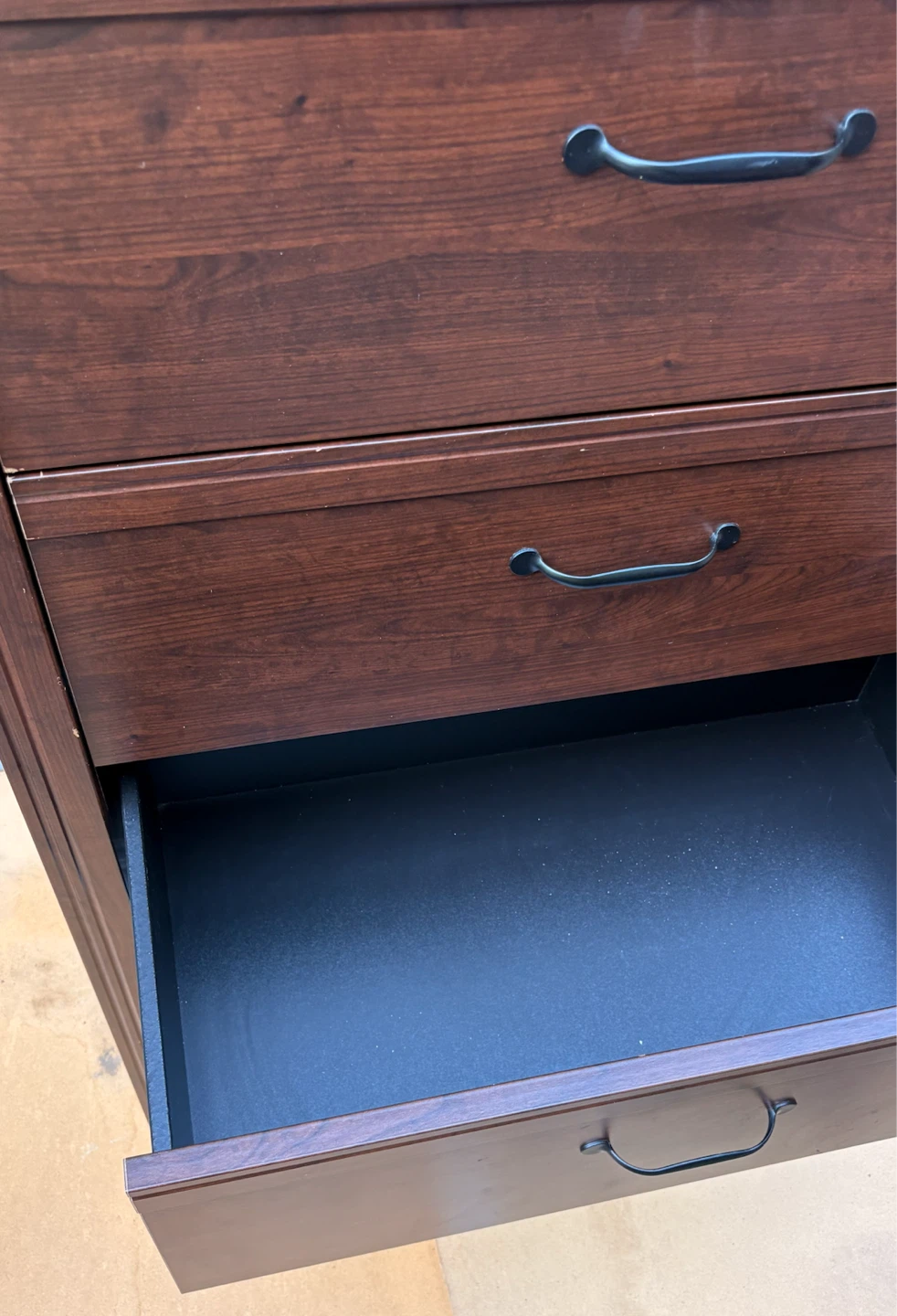 Dark Brown 4-Drawer Dresser - photo 4