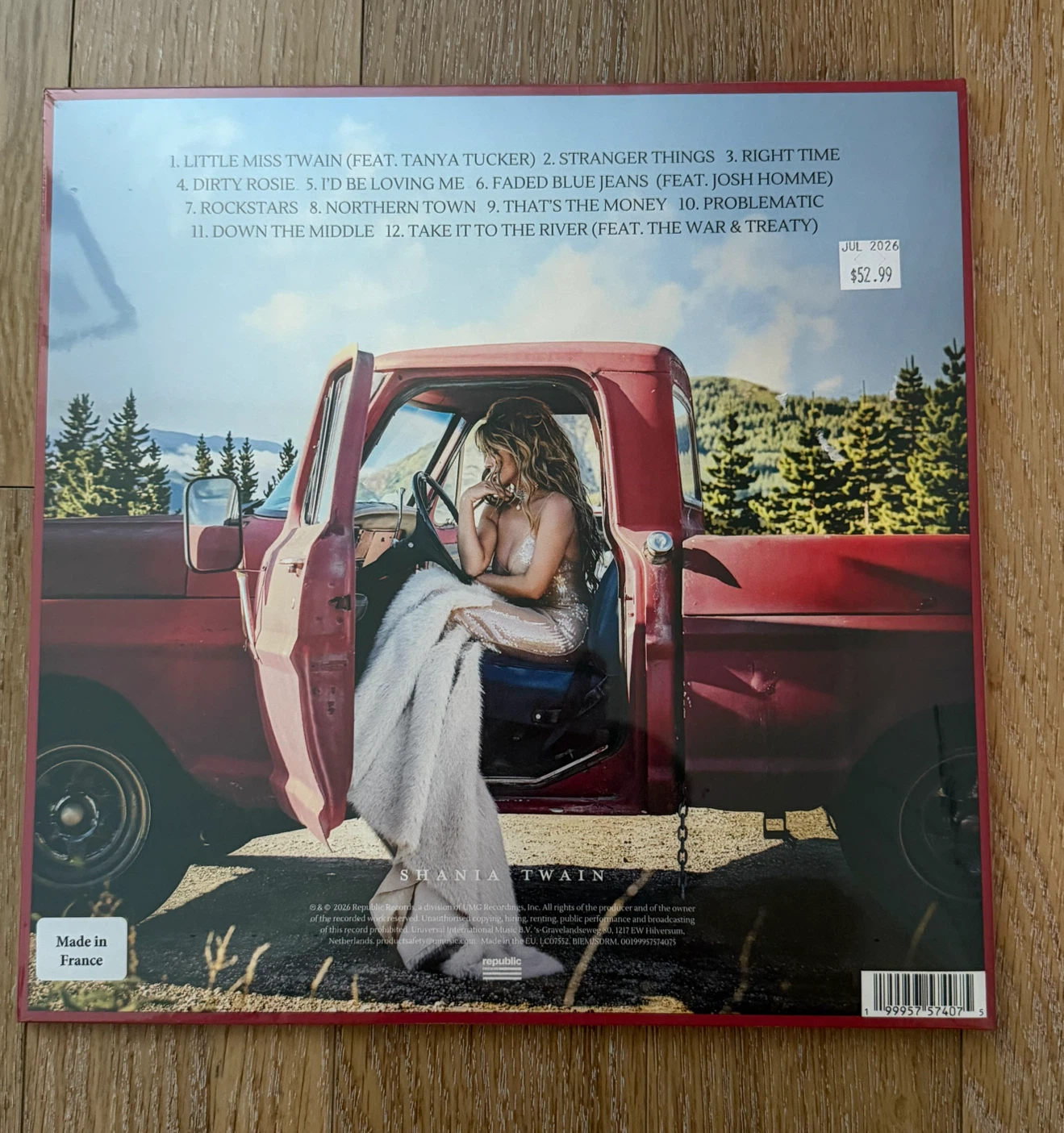 Shania Twain Little Miss Twain Vinyl Red Record - photo 2