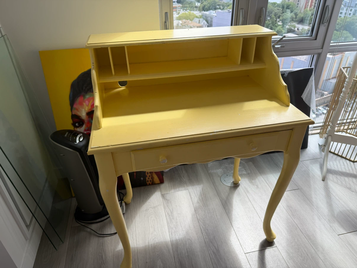 Yellow Vintage Desk