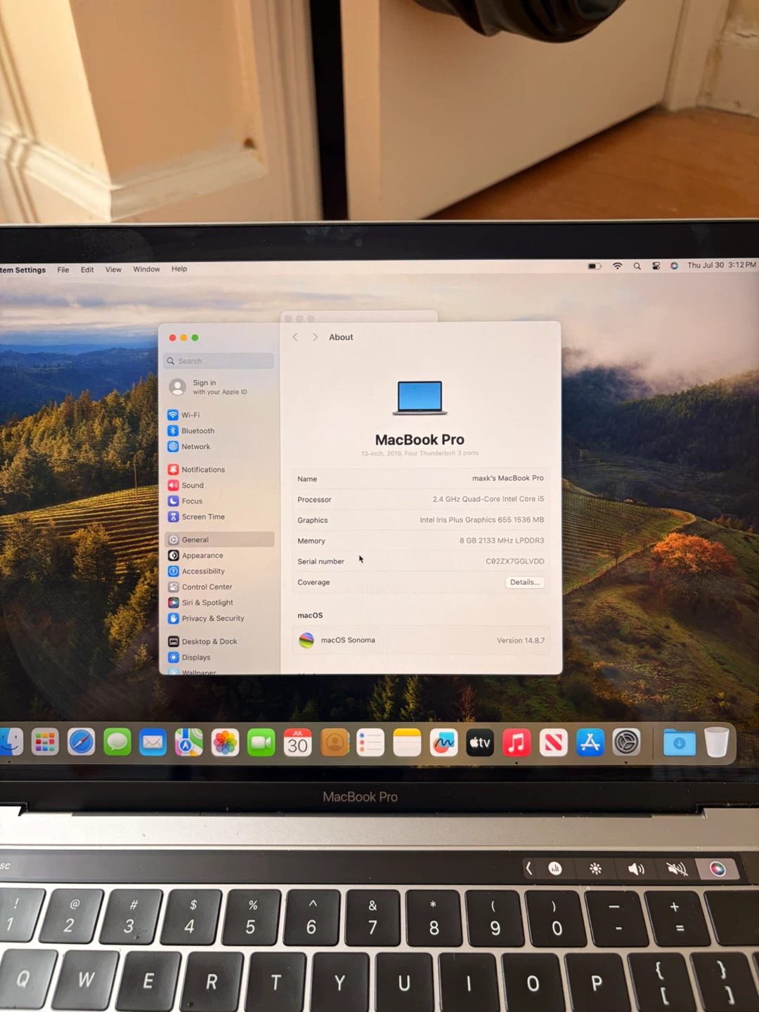 MacBook Pro (Retina, 13-inch, 2019) — 500GB / i5 / 8GB - photo 4