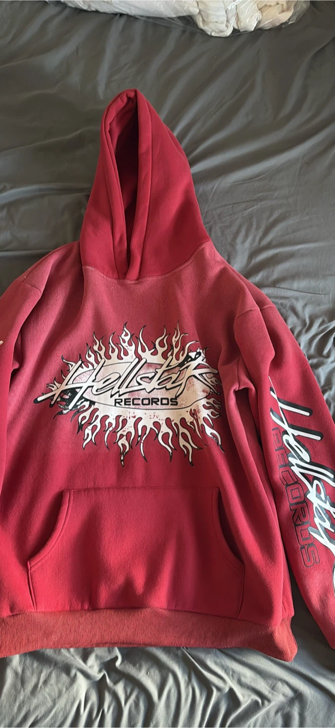 HellStar Records Hoodie Red