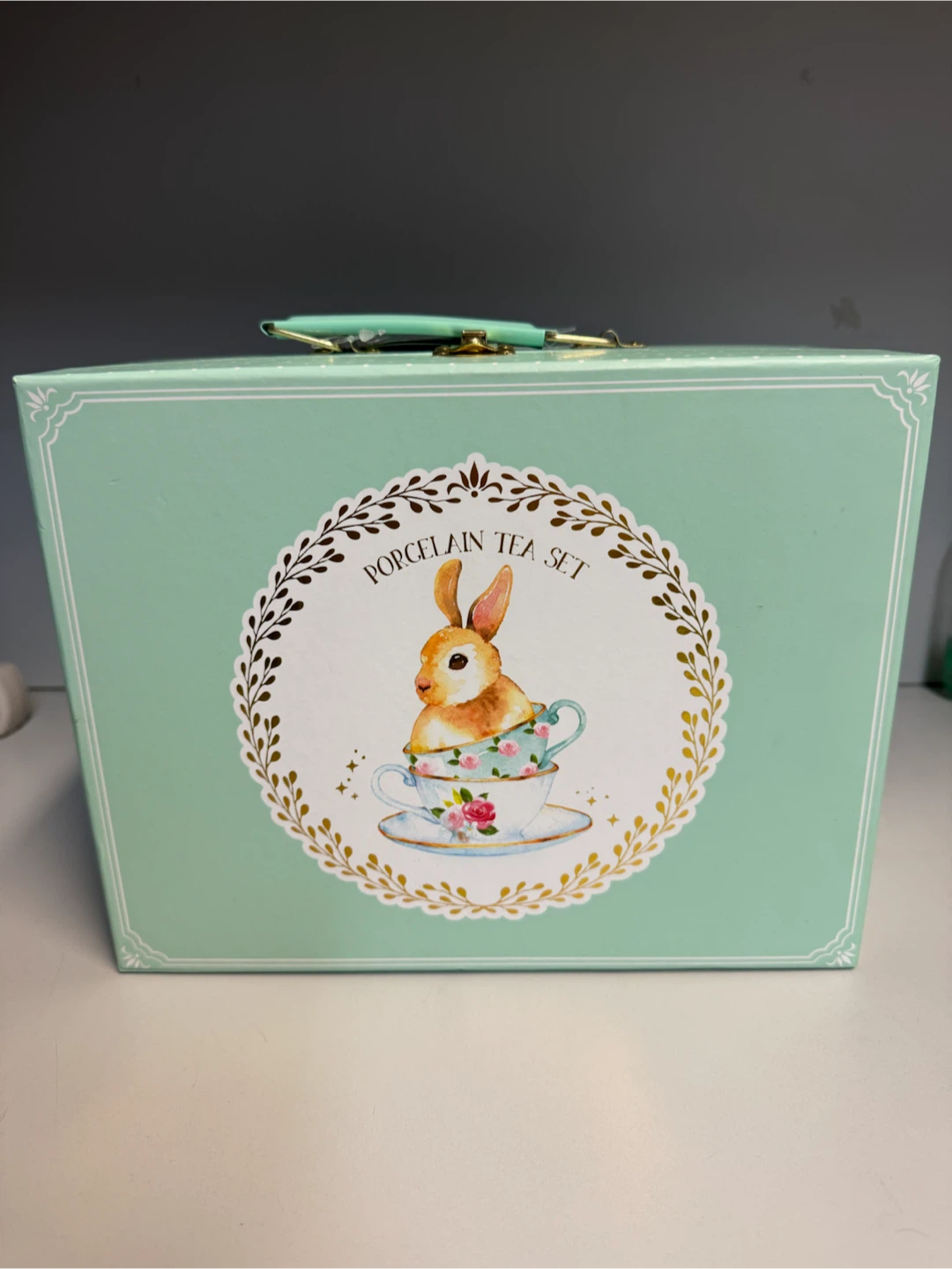 Porcelain Tea Set with Bunny Design - photo 3