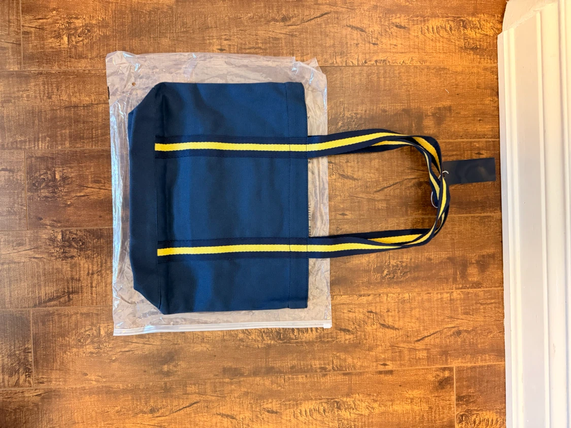Polo Ralph Lauren Canvas Tote Bag Bear Navy (Japan Exclusive) - photo 2