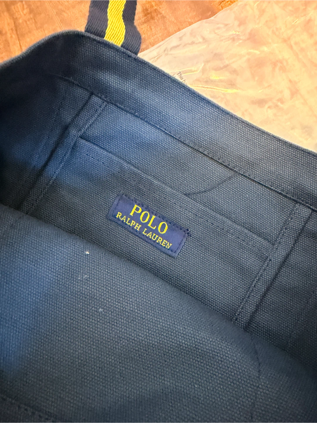 Polo Ralph Lauren Canvas Tote Bag Bear Navy (Japan Exclusive) - photo 4