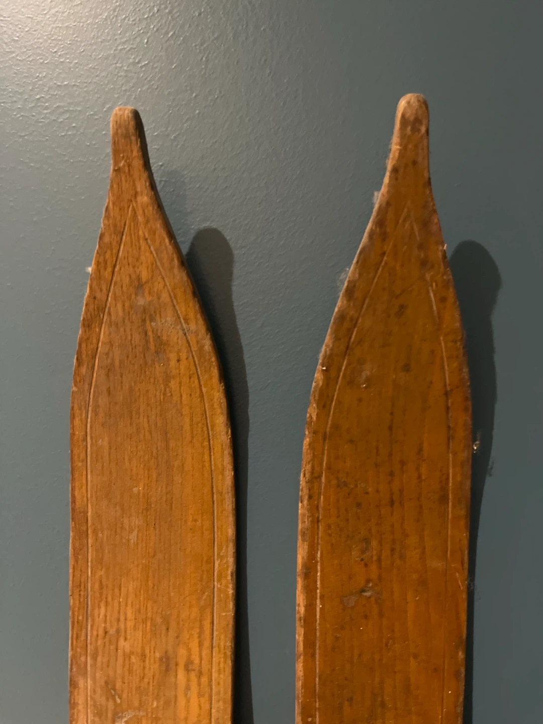 Vintage wooden skis Peterborough Canoe Company 1930’s - photo 4