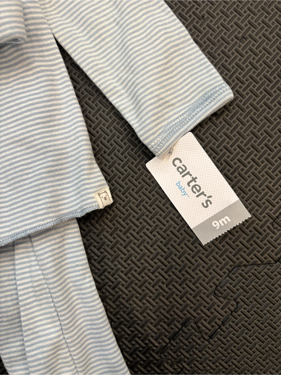 Carter's Baby Striped Pajamas and Hat Set - photo 3