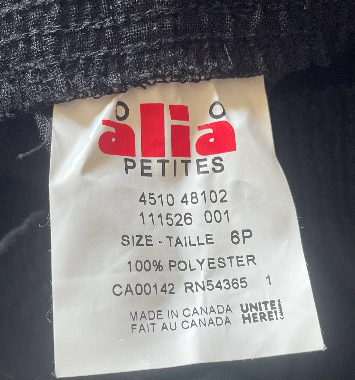 NEW. Nygard Petite Black 'Feathertouch' Pants Size 6P - photo 2