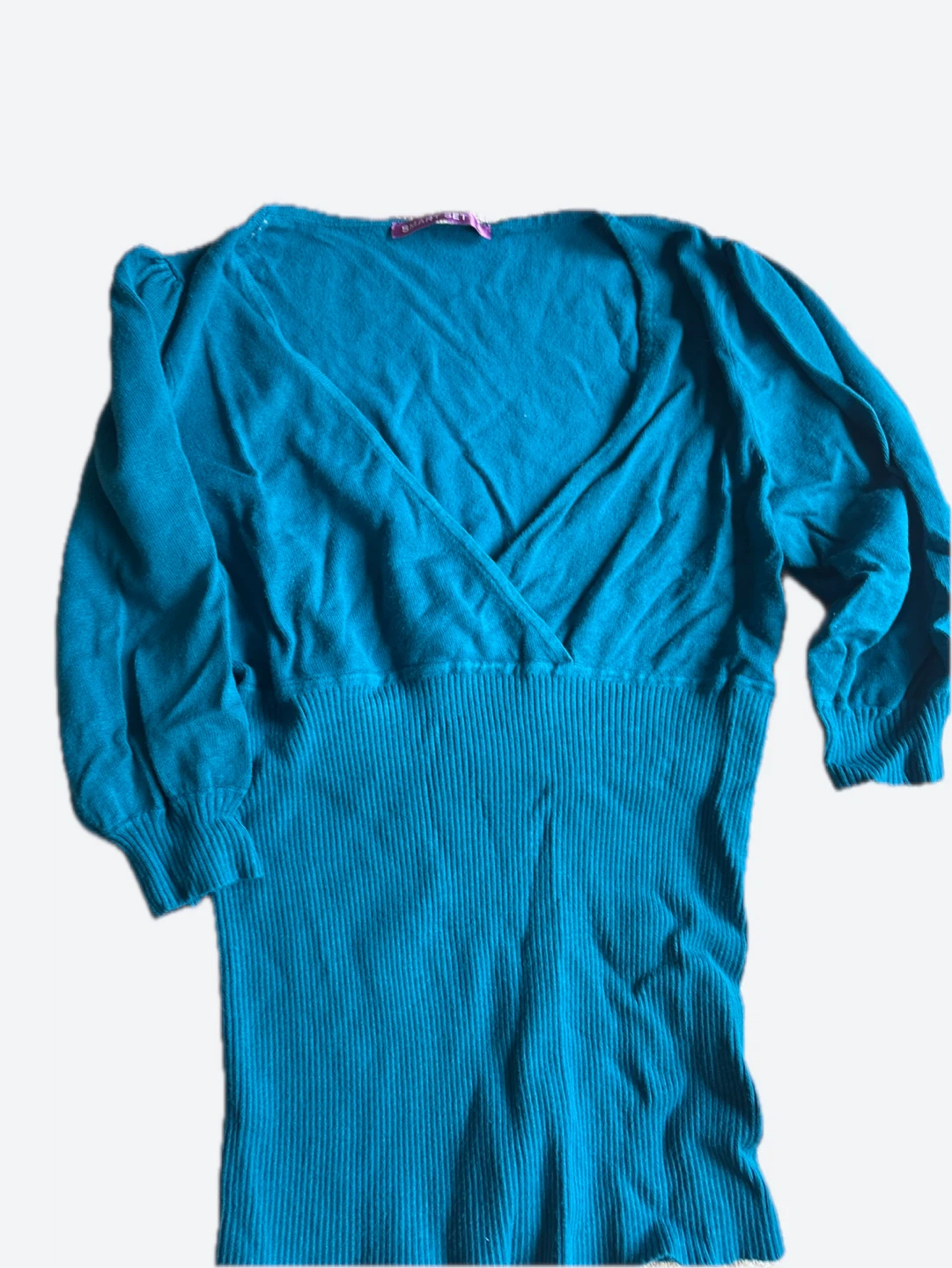 Le château and smart set Faux Wrap Knit Top - photo 3