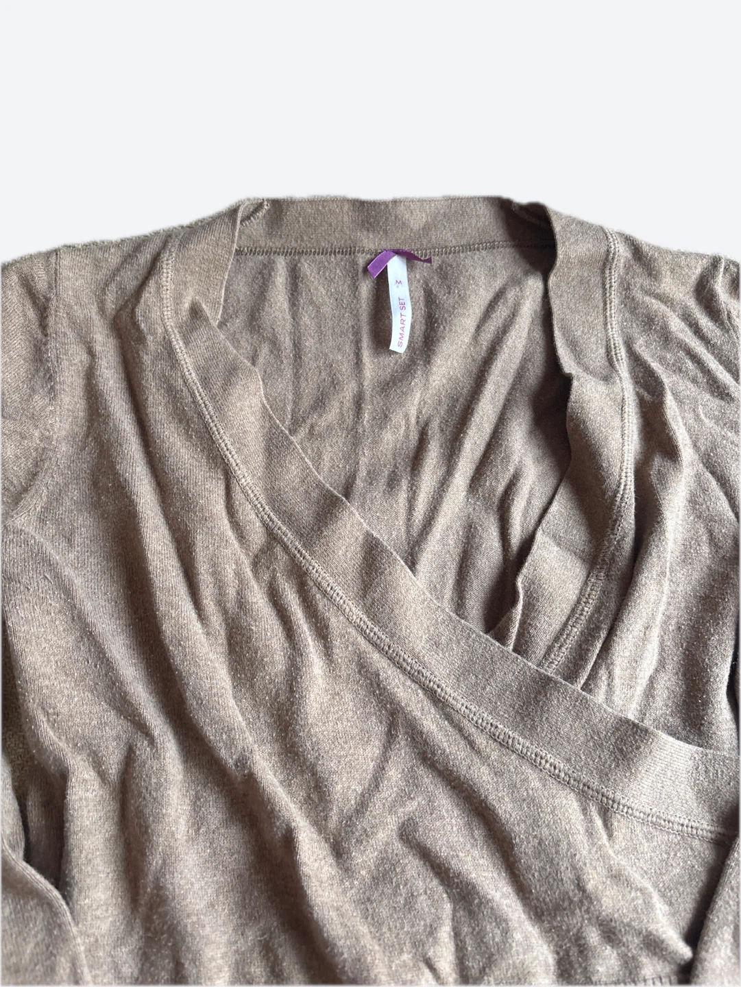 Le château and smart set Faux Wrap Knit Top - photo 5