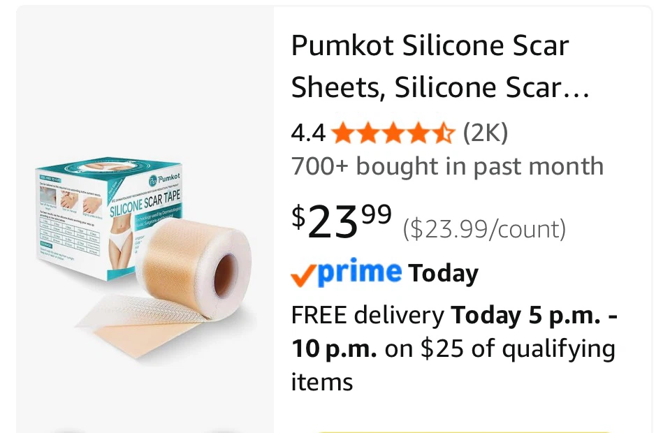 Silicone Scar Tape - photo 5