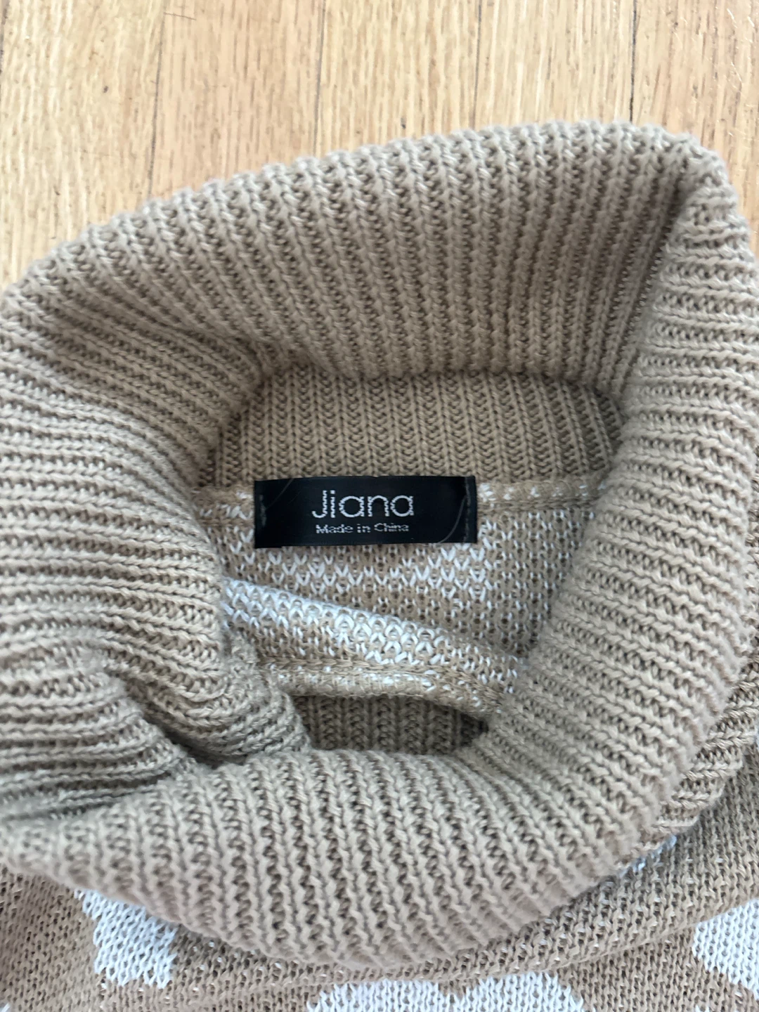 Jiana Knit Turtleneck Dress - Leopard Print - photo 2