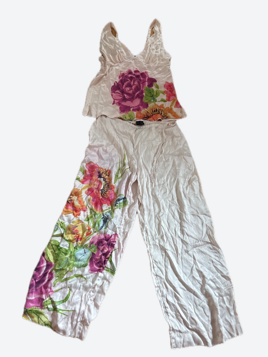 Soma Silk Pajama Set - Medium - photo 4