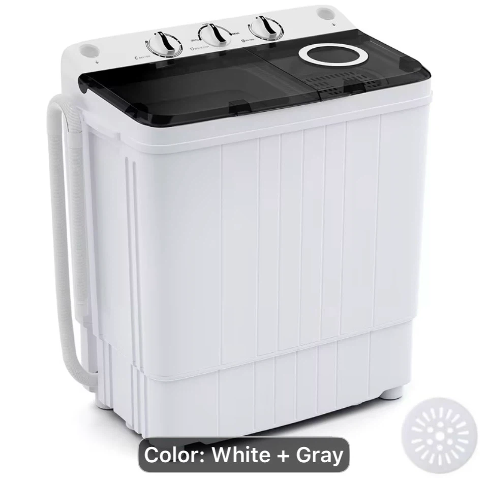 Washer & Spinner Combo 17.6 LBS Capacity