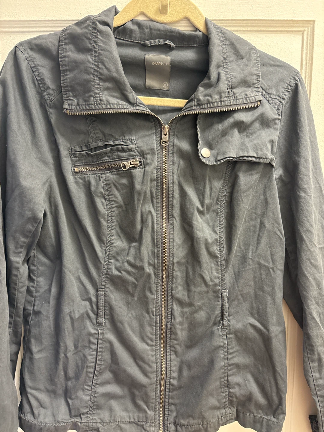 SMARTSET Women's Grey Utility Jacket Size M - photo 2