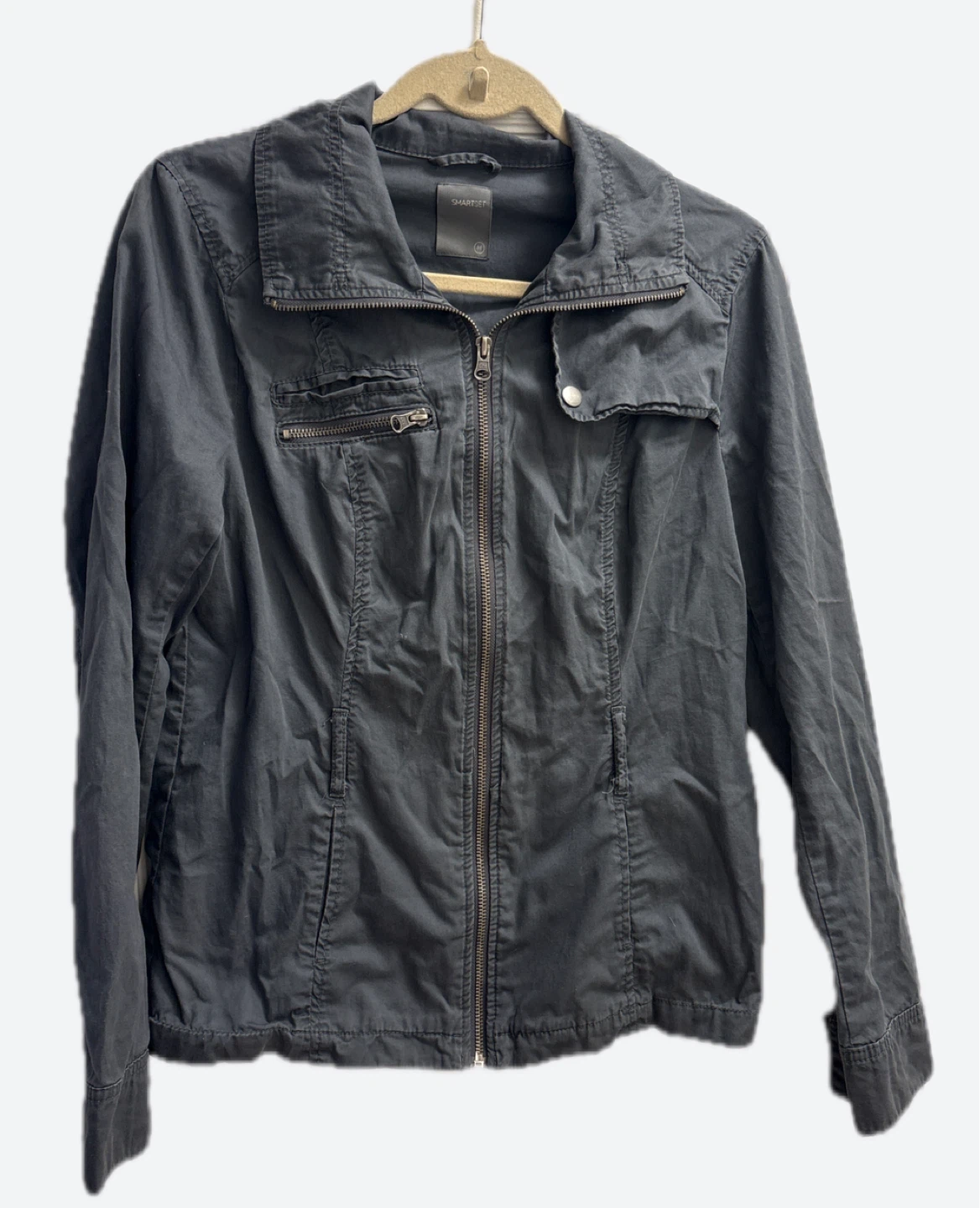 SMARTSET Women's Grey Utility Jacket Size M