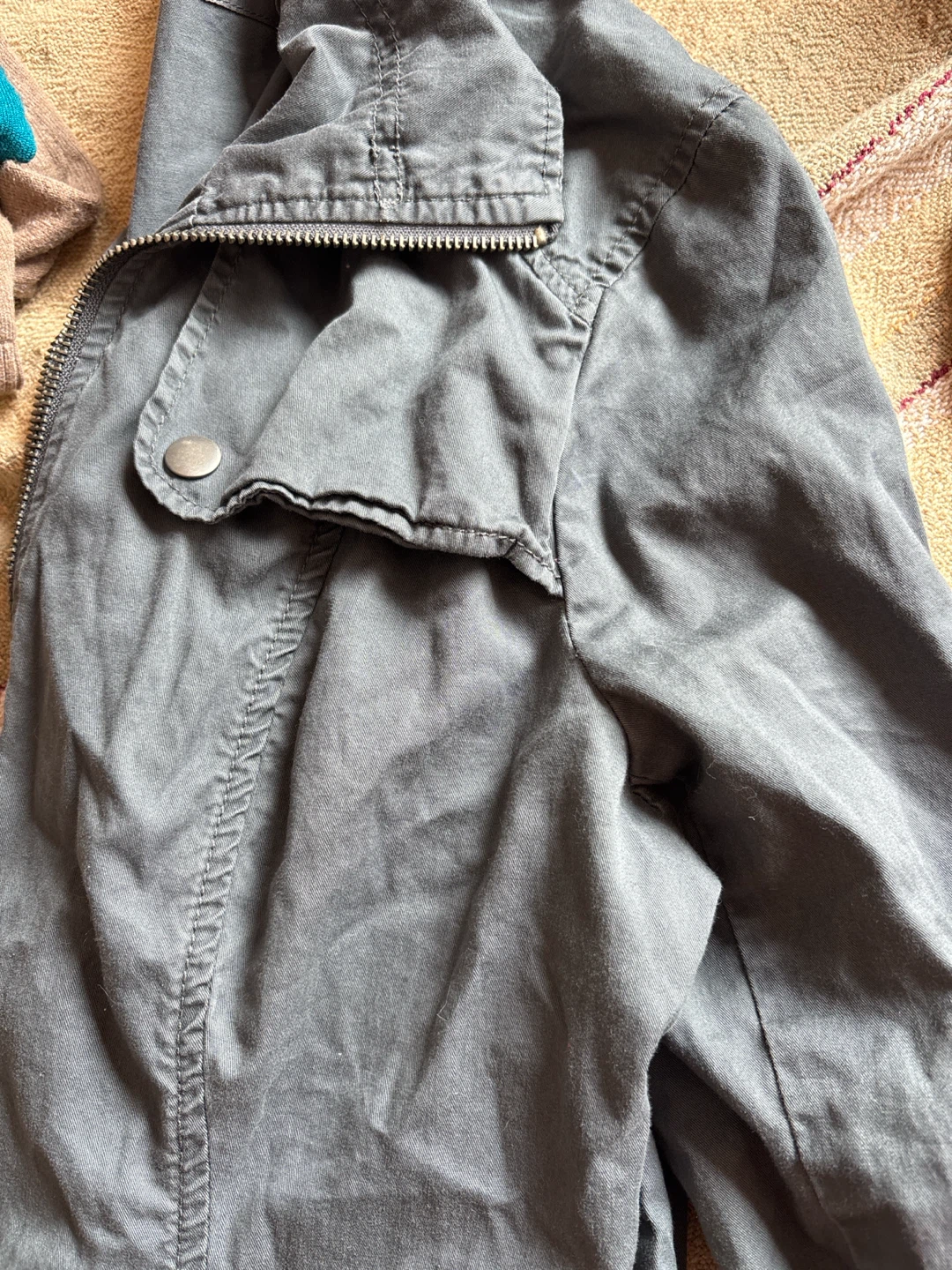 SMARTSET Women's Grey Utility Jacket Size M - photo 5